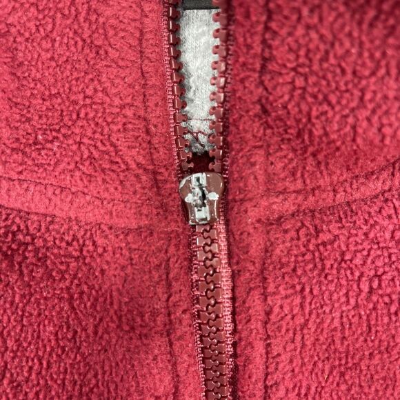 Starter Alabama Crimson Tide Men’s Large Red Gray Full Zip Fleece Jacket - Picture 6 of 9